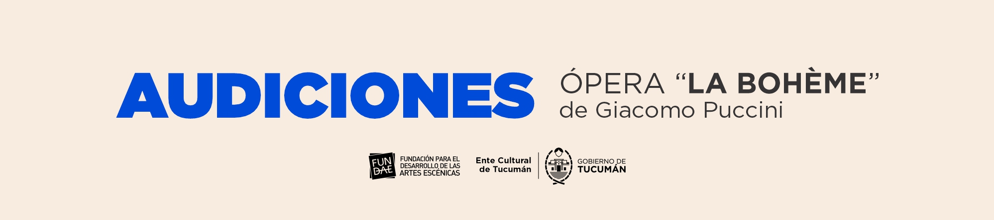 Audiciones - La Boheme