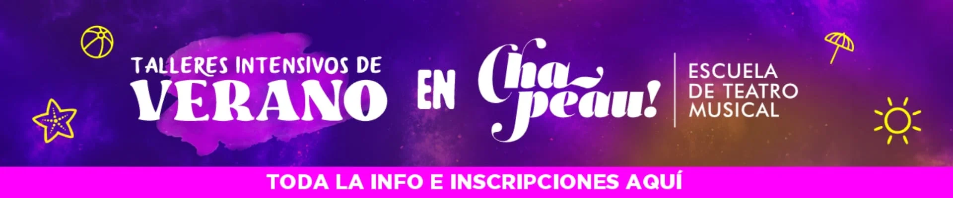 Talleres de Verano en Chapeau 2026